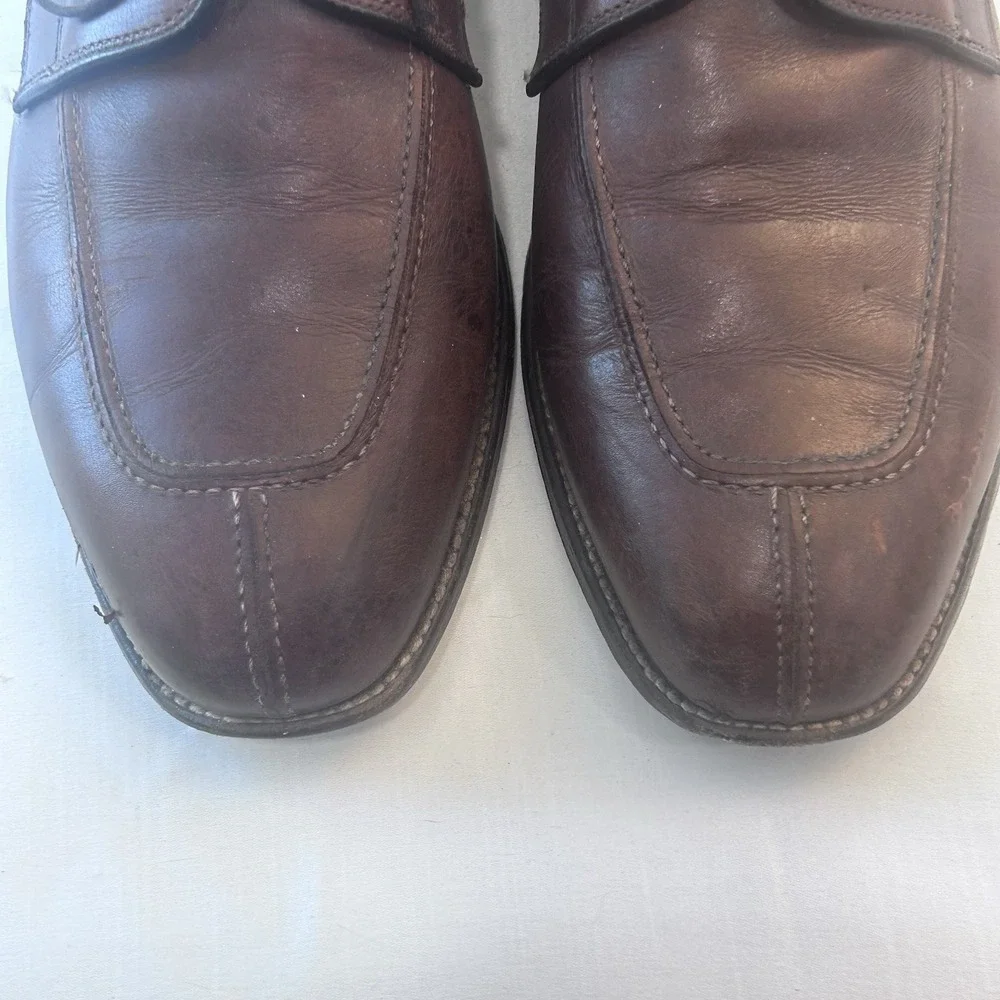 Allen Edmonds Hancock Brown Leather Men 13C Classic Old Money Professional